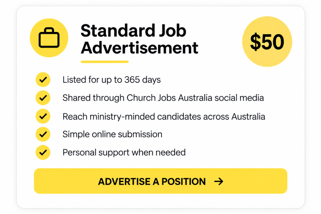 Standard Job Advertisement Card 1 Home